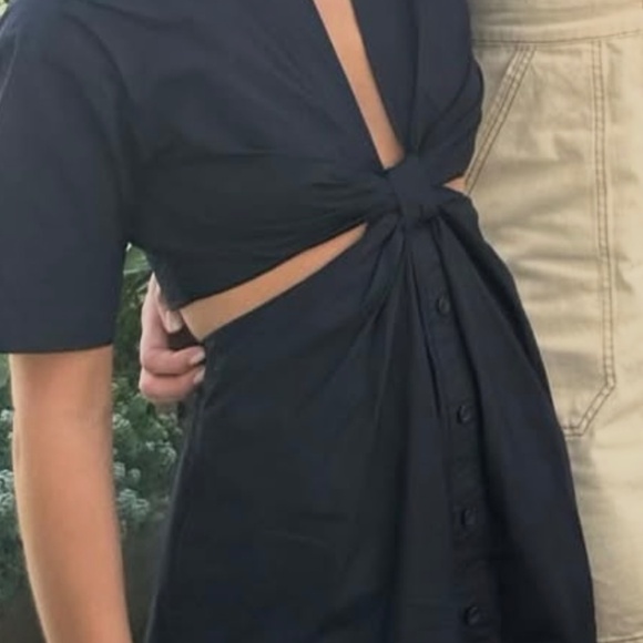 A.L.C. Georgia Dress in Nightshade - Picture 3 of 3